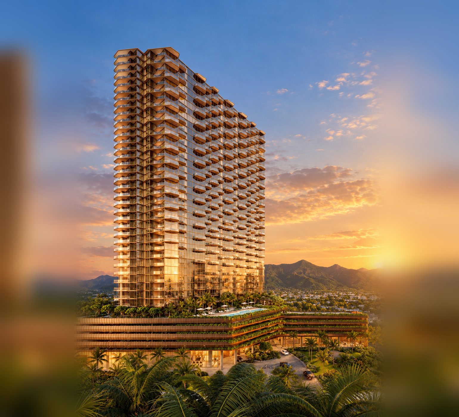 Illustration of Ālia (888 Ala Moana) in Honolulu