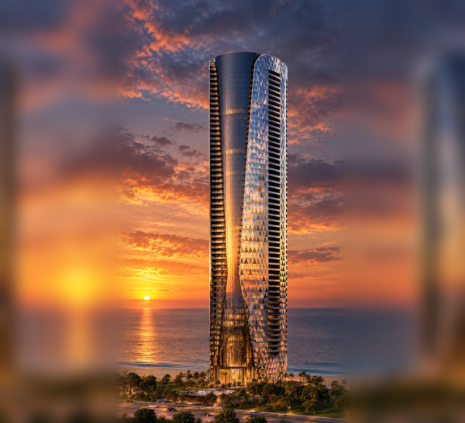 Illustration of Bentley Residences in Sunny Isles Beach
