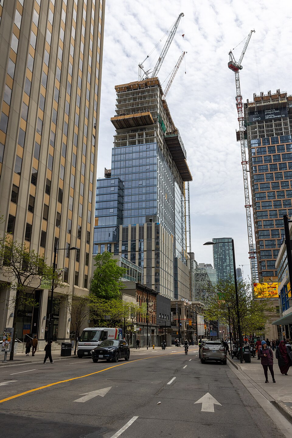 Concord Sky under construction on Yonge Street, Toronto