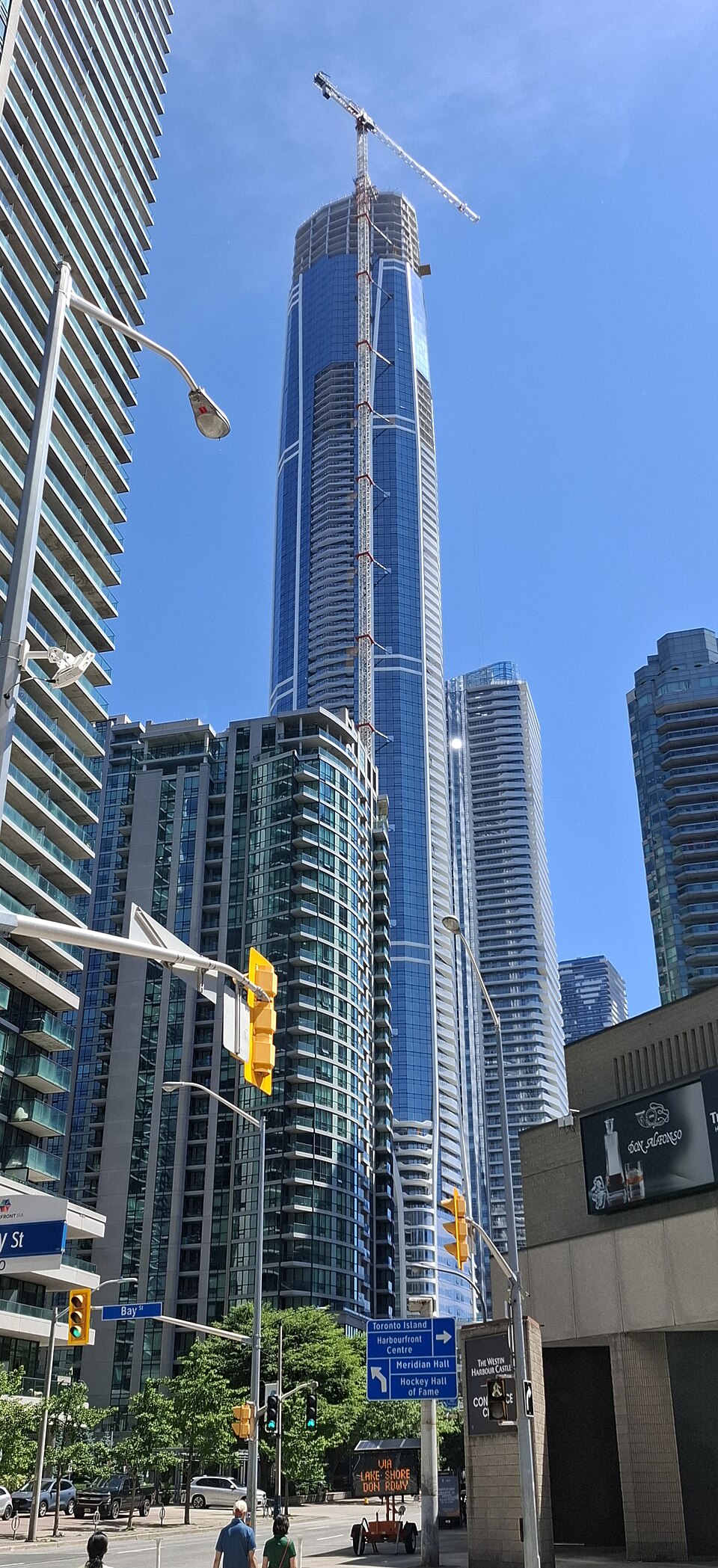 SkyTower at Pinnacle One Yonge under construction