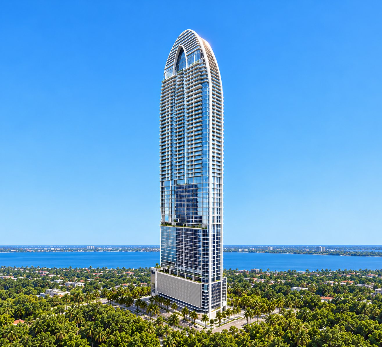 Illustration of Okan Tower in Miami